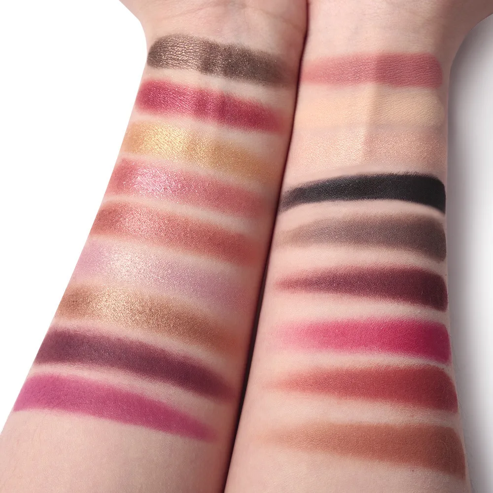 18 Colors Eye Shadow Makeup Palette Matte Shimmer Velvet Pigmented Twilight And Dusk Eyeshadow Powder Make up Cosmetics Set