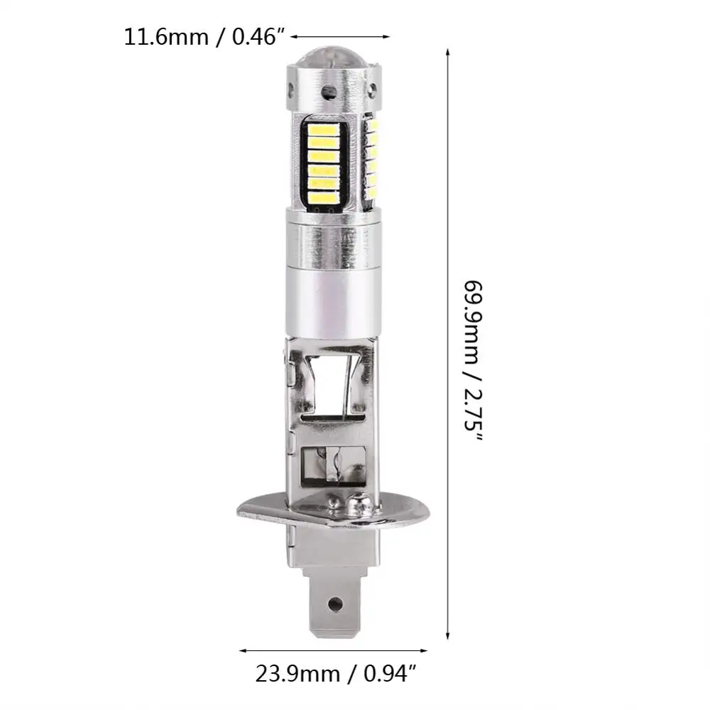 1 пара 12 В H1 4014 30SMD светодиодсветодиодный белые Автомобильные противотуманные