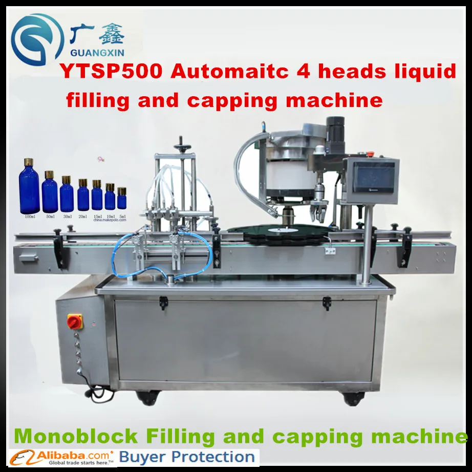 

YTSP300 Automatic E Liquid filling machine and capping machine, cosmetic Spray Liquid Filling and Capping Machine filler and cap