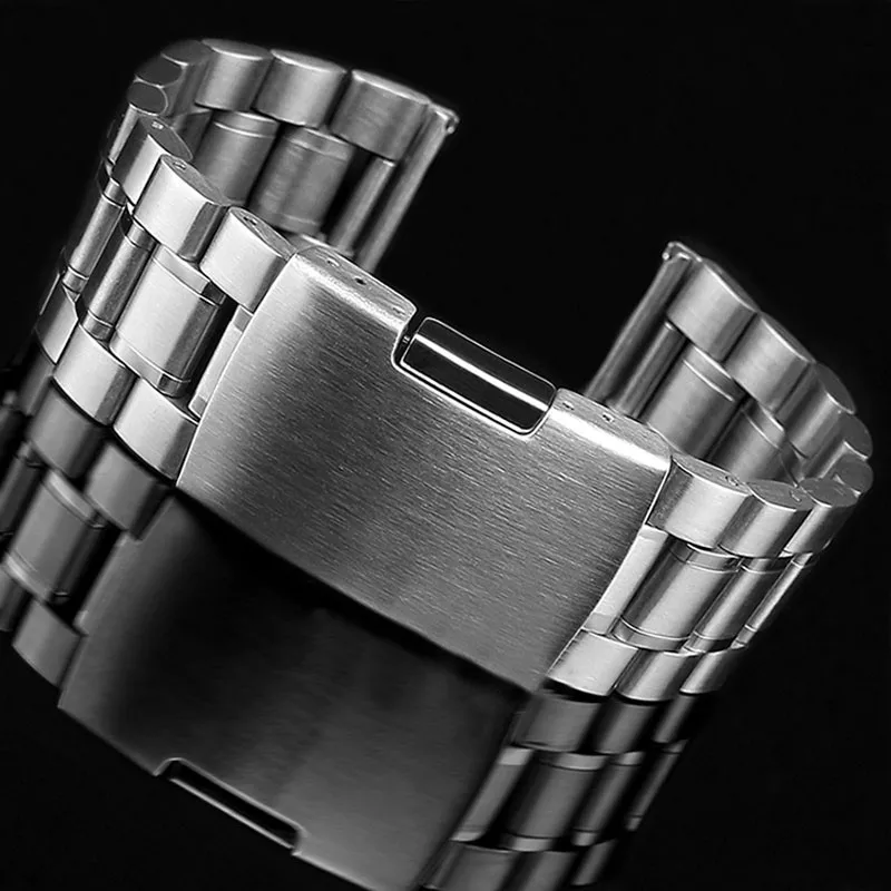 

2016 22mm clock Watches women men Stainless Steel Watch Band Bracelet For Motorola Moto 360 Smart Watch+Tool Alipower relogio