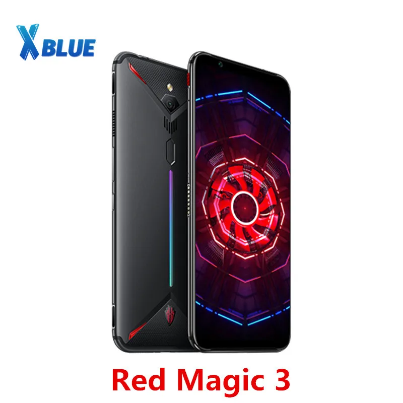 

ZTE Nubia Red Magic 3 Mobile phone 6.65" Snapdragon 855 Octa core Fingerprint Front 48MP Rear 16MP 6GB 64GB 5000mAh Game Phone