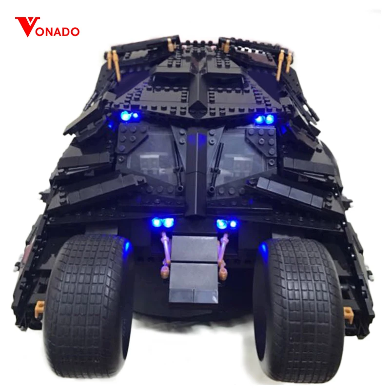 Светодиодный светильник набор для Lego 76023 lego super heroes Бэтмен Бэтмобиль tumbler блоки 07060