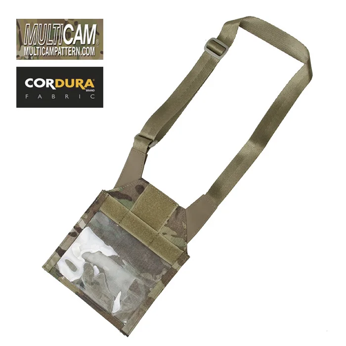 Tactical Neck ID Badge Holder Organizer Admin Pouch Multicam PenCott