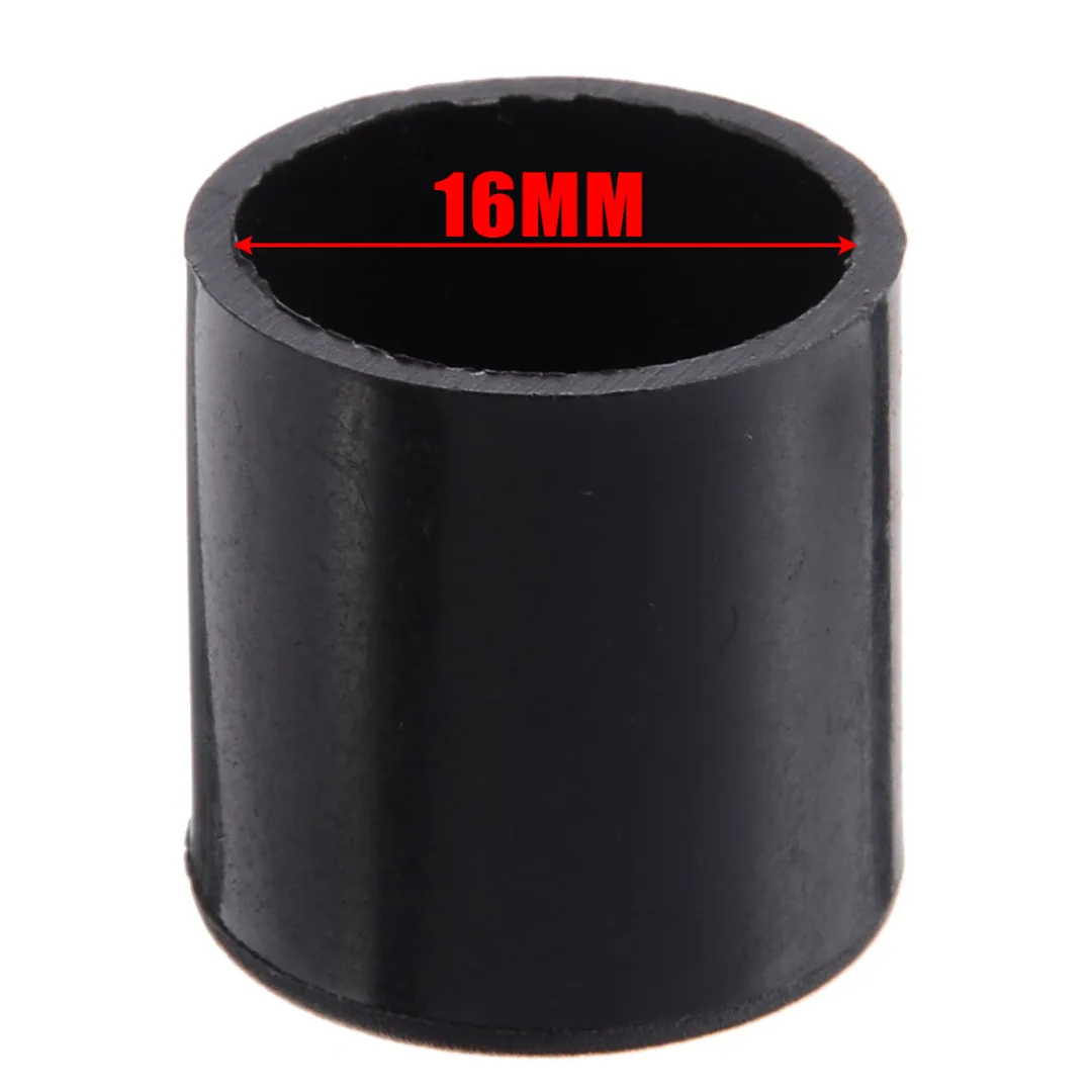 Shellhard 4pcs PE Plastic Furniture Feet Leg Floor Protector Caps Chair Cover Anti Scratch 16mm/19mm/22mm/25mm Black