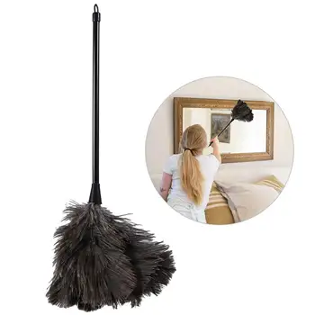 

LUOEM Ostrich Duster Feather Dusters with Long Plastic Handle Cleaning Brush Tool Cleaning Duster Household Cleaning Tool