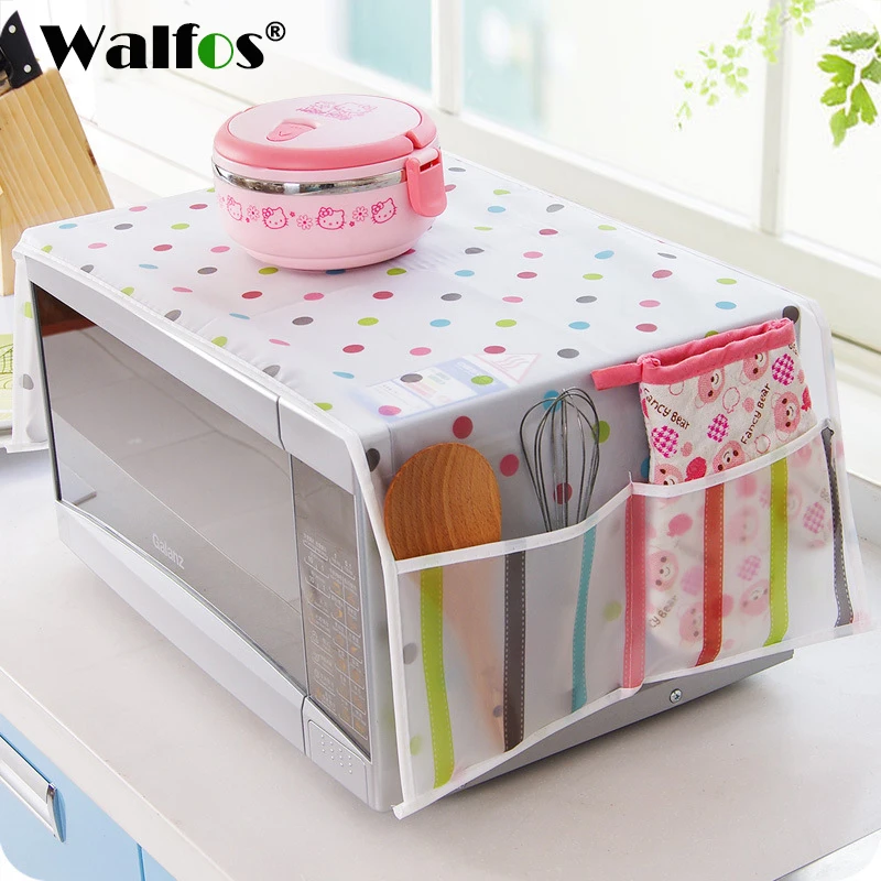 Waterproof Microwave Oven Covers With Two Side Pocket Dust Cover