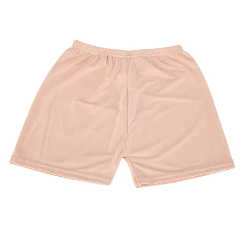 Мягкий хлопок Бесшовные безопасности укороченные Для женщин брюки лето под Шорты-юбки модал Ice Silk Дышащие Короткие колготки - Цвет: natual