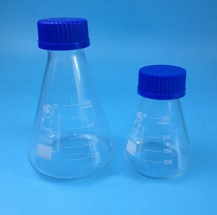 1PCS 250ml 500ml 1000ml 2000ml 3000ml glass flask conical flask bottle
