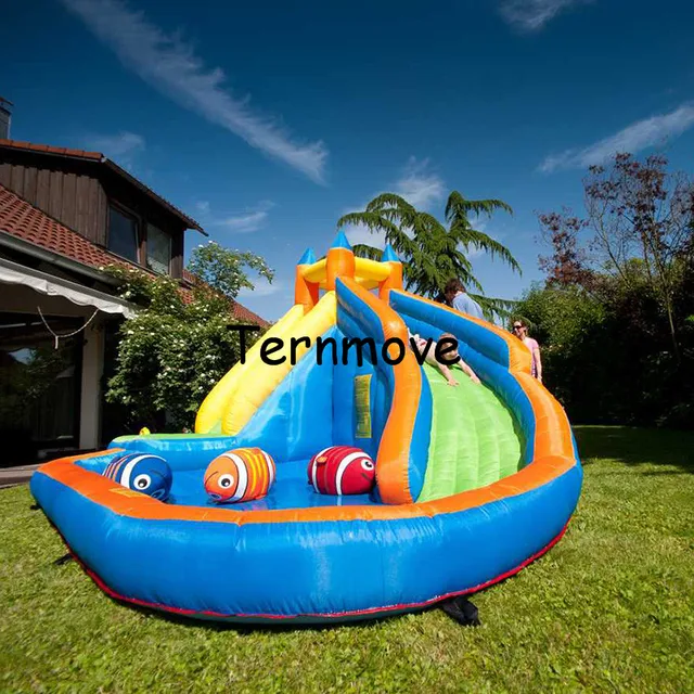 Home indoor pool with slide Posting Lama Huge In Home Water Slides ...