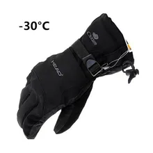 Новые брендовые зимние мужские перчатки зима-30 теплые перчатки всепогодные ветрозащитные непромокаемые перчатки