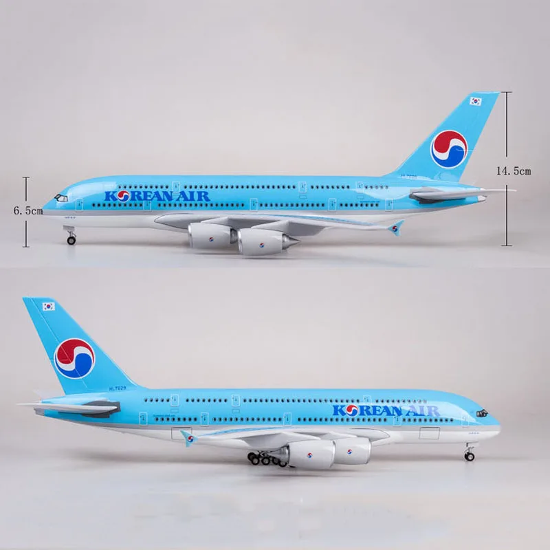 В наличии 1/150 Корейская модель воздушного самолета Boeing 747 A380 лайнера коллекции