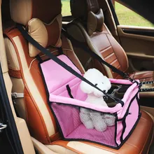 Pet dog Автомобильная сумка безопасное сиденье дышащая водонепроницаемая корзина дорожная сетка висячая сумка для собак корзина