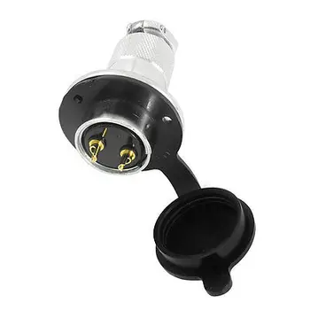 

AC 250V 15A 25mm Dustproof Metal Male Female Aviation Connector Joint GX25-2