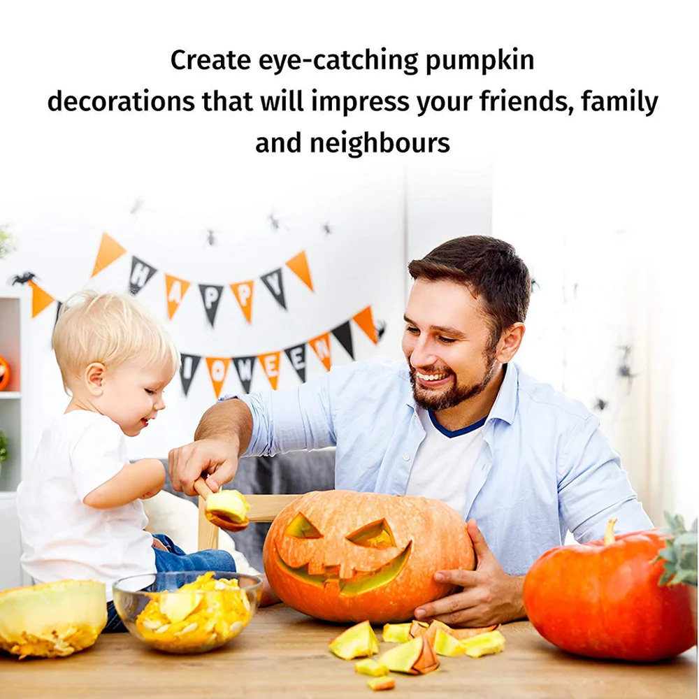 11Pcs Arts Crafts Clay Sculpting Tools Set Pumpkin Carving Tool Halloween Sculpting Kit Wooden Handle Modeling Clay Tools