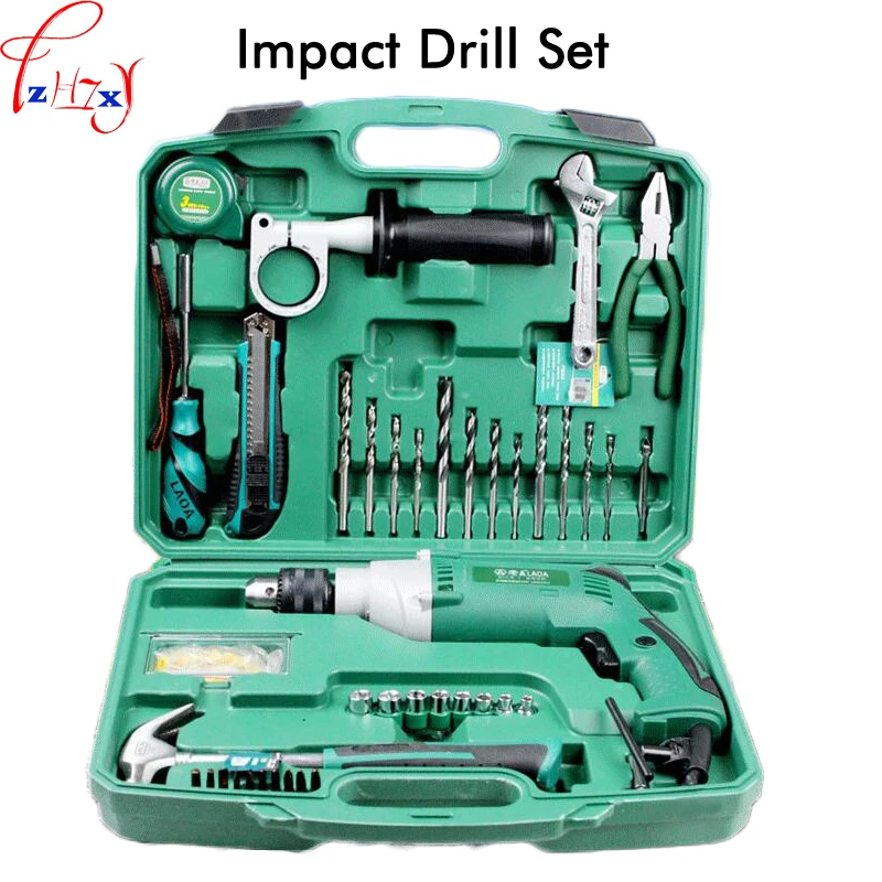 

Multi-purpose impact drill for household use LA414413 upholstery drilling wall percussion impact drill set power tools 220V