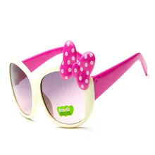 Новая обувь для мужчин и женщин детей солнцезащитные очки для женщин, с бантом, для детей, овальные очки Классический роскошного фирменного дизайна; UV400 круглые солнцезащитные очки