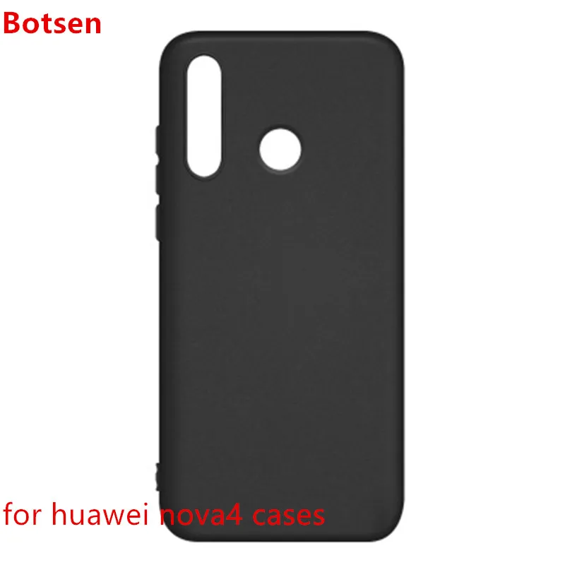 Для huawei nova4 чехол силиконовый 6 4 дюймов тонкий матовый для высокое качество