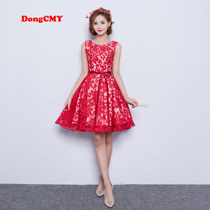 

DongCMY 2019 new fashion V-Neck short party prom dress