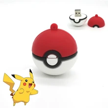Мультфильм Poke Ball usb флеш-накопитель милый покемон модель карманная ручка-монстр-накопитель u диск карта памяти горячий подарок 64 ГБ 32 ГБ 16 ГБ 8 ГБ