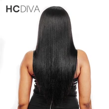 HCDIVA Peruvian Straight Hair 100% Human Hair Weave Bundles Natural Color Non Remy Hair Extensions 8 to 28 Inch Free Shipping