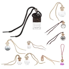 14x флакон духов, Автомобильная подвеска для эфирного масла, освежитель воздуха, мини-диффузор, флаконы, распылитель, рождественский подарок для автомобиля, декоративная