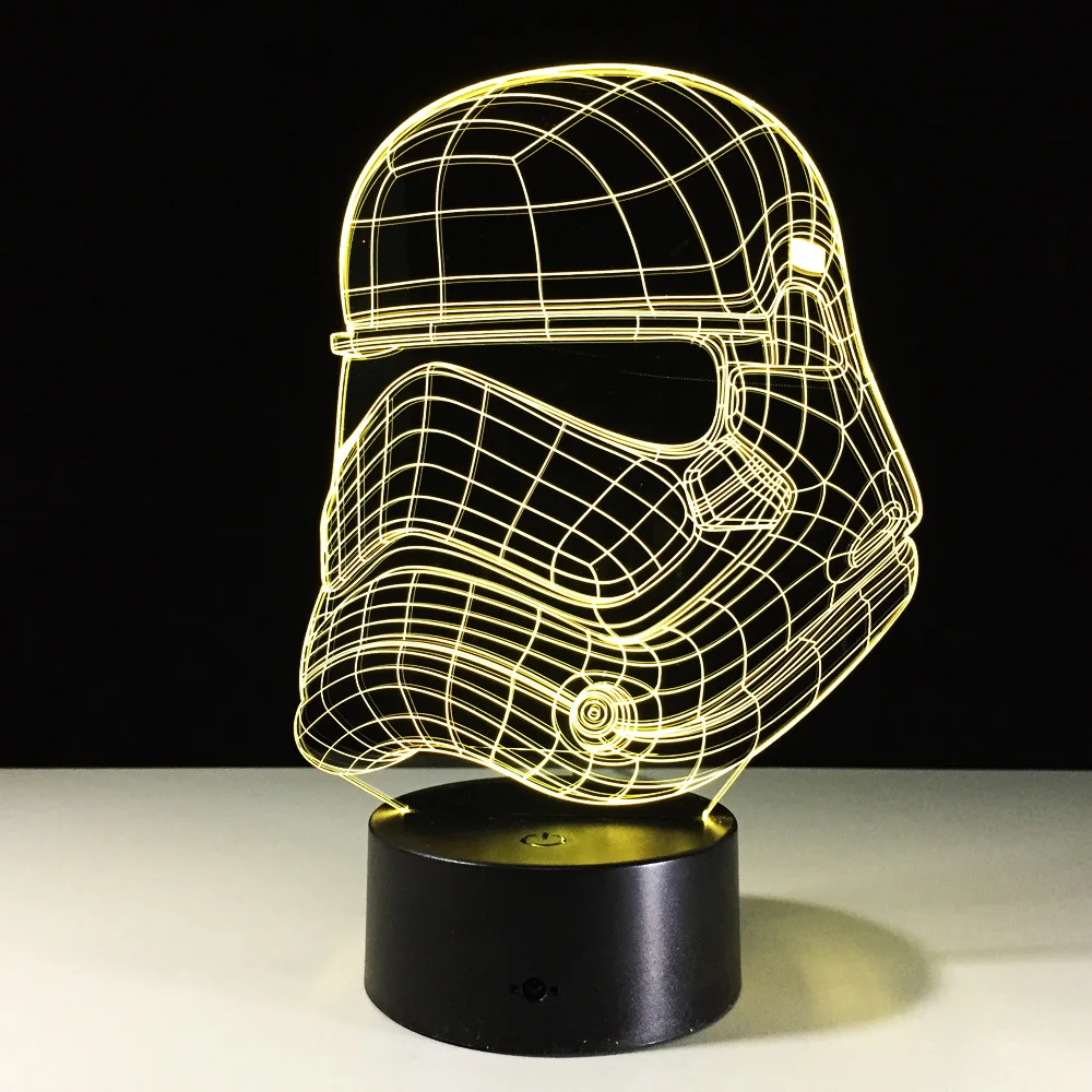  Novelty Luminaria Led 3d Lamp Usb Led Wireless 3d Light Luminaria De Mesa Led Night Light 7 color c