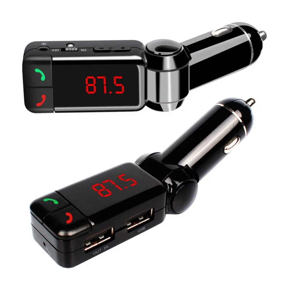 handsfree car kit with fm transmitter