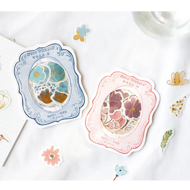 

Card lover greenhouse & lifestyle paper sticker 45 pcs/pack Scrapbooking Decoration label sticker Wholesale