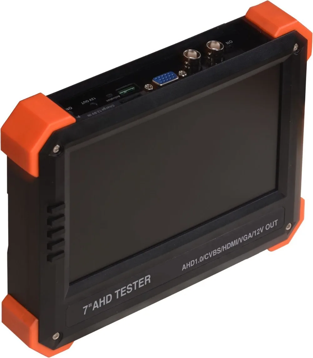 7 дюймов HD AHD CCTV тестер систем Скрытого видеонаблюдения с дисплеем HD 1080 P AHD CCTV тестер аналоговых камер приставка камера-тестер 12V2A выход