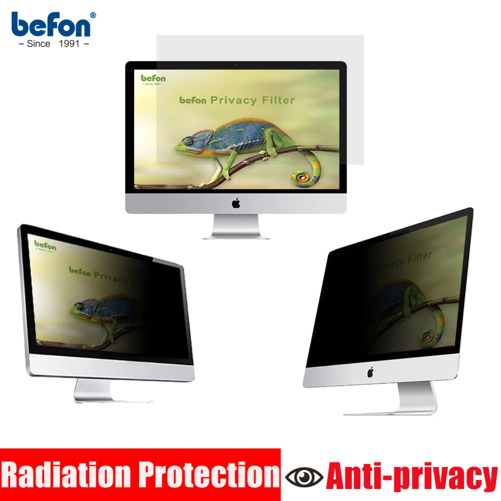 befon 18.5 Inch Privacy Screen Filter for Widescreen 16:9 Desktop Computer PC Monitor Anti espia Protective film 409mm*230mm