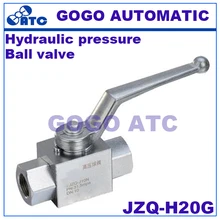 Высокое качество гидравлический шарик давление клапан JZQ-H20G M33* 2 внутренняя резьба углеродистая сталь высокого давления ручной шаровой клапан