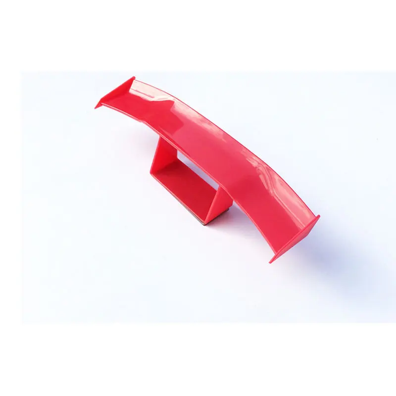 RASTP-Univeral Автомобильный задний спойлер мини спойлер хвост крыло маленькая модель ABS пластик Хвост Украшение RS-LKT018 - Цвет: Red