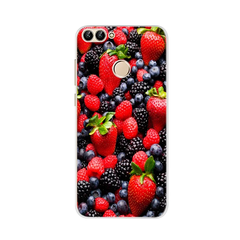 belt pouch for mobile phone For Huawei P Smart 2018 Case TPU Soft Silicone Back Cover Phone Case For Huawei P Smart Cover Bumper Fundas FIG-LX1 PSmart Case cell phone pouch