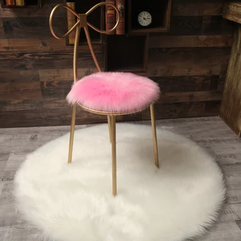 

Super Soft Faux Sheepskin Washable Carpet Warm Hairy Seat Pad Fluffy Rugs Faux Fur Mats For Floor Chairs Sofas Cushions 4 Size