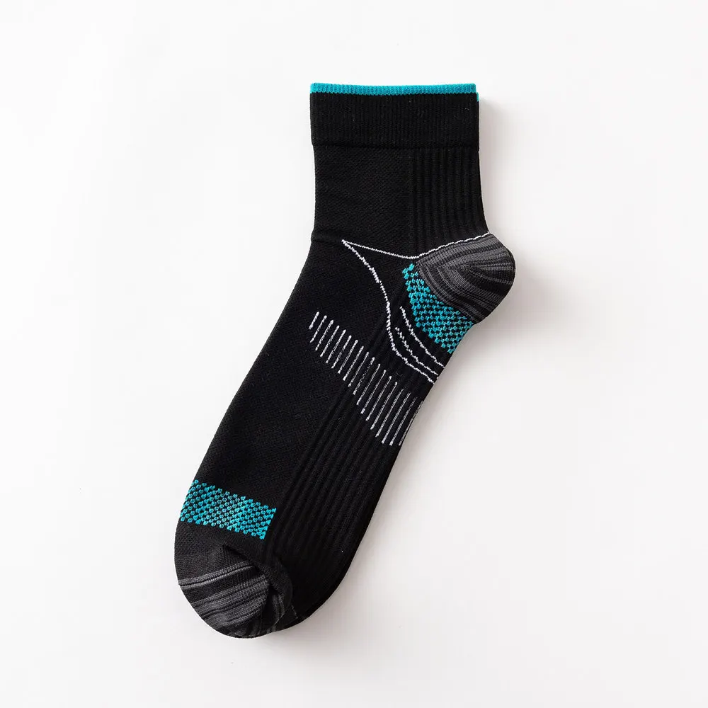 Men Funny Socks High Quality Compression Leisure Ankle Socks Man Casual Nylon Cotton High Elastic Gym Athletic Breathable Socks