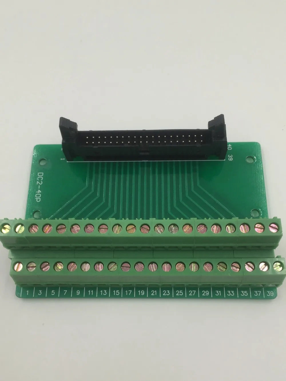 

Hot Factory Direct Wholesale IDC40 male plug 40pin port header Terminal Breakout PCB Board block 2 row screw