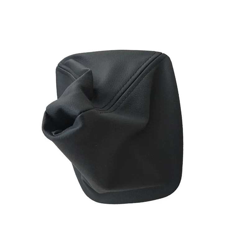 Car Shift Gear Stick Manual Shift Boot Black Leather Boot With Frame