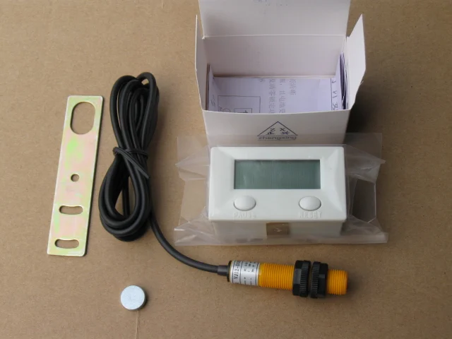 Digital electronic counter punch magnetic induction proximity switch reciprocating rotary 5-digital | Инструменты