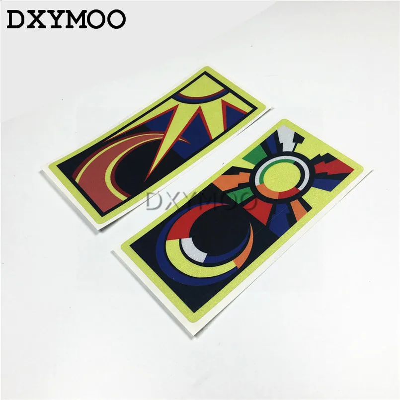 

Car Stickers Sun Moon ATV Motorcycle Helmet Auto Window Vinyl Decals 3M Reflective 15x7cm