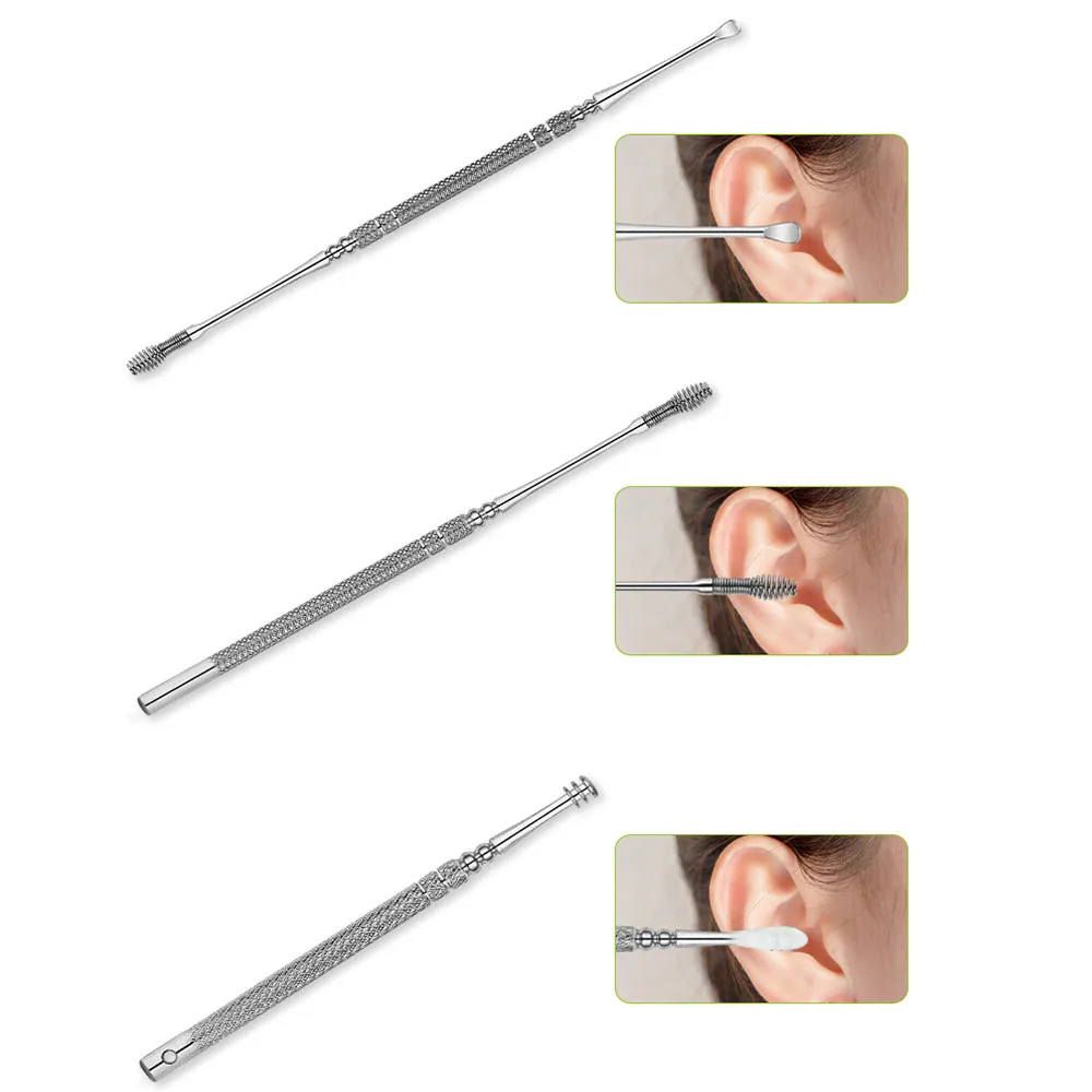 Новинка 6 шт ушные палочки, восковая кюретка для удаления ушей, чистящая ложка, инструмент для чистки A23 Ap9
