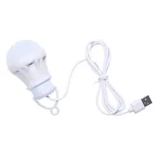 3 в 3 Вт лампочка USB светильник, портативная Светодиодная лампа 5730 для походов, походов, палаток, путешествий, работы с внешним аккумулятором, ноутбука