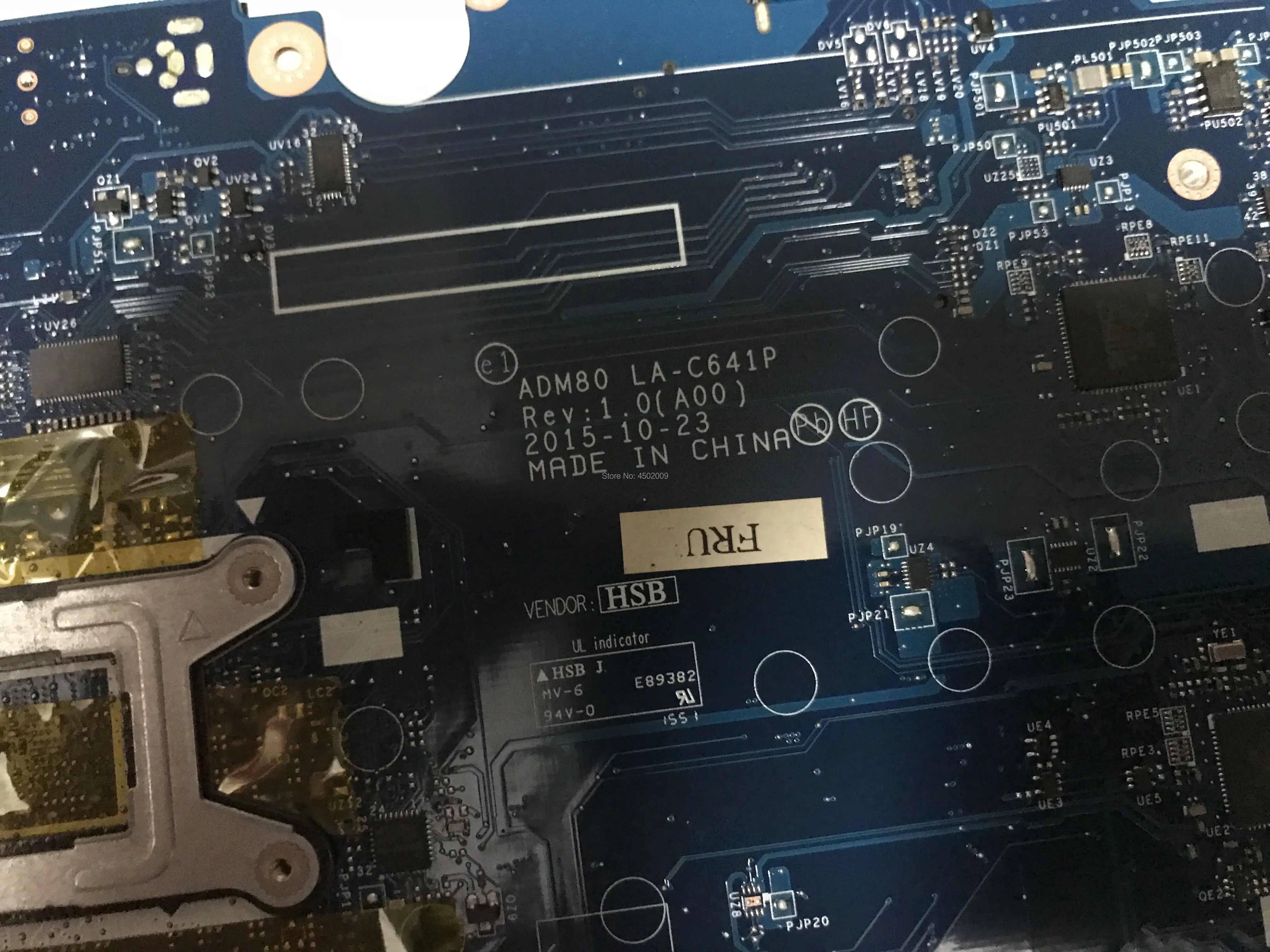 Материнская плата для ноутбука dell Latitude E5570 LA-C641P CN-0MJJCK 0 MJJCK с I3-6100U cpu протестирована