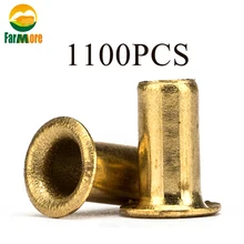 1100 шт., медный улей, глазное гнездо, коробка, резьбовое отверстие, инструменты для пчеловодства, медное покрытие, глазное улей