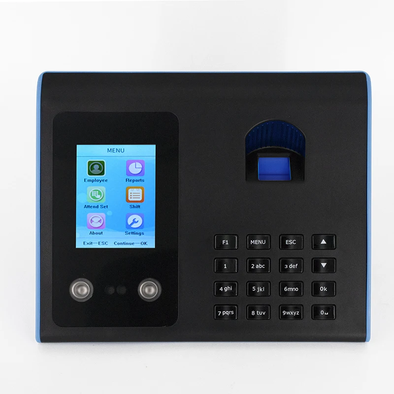 Face fingerprint recognition attendance machine fingerprint punch card machine employee commute attendance machine