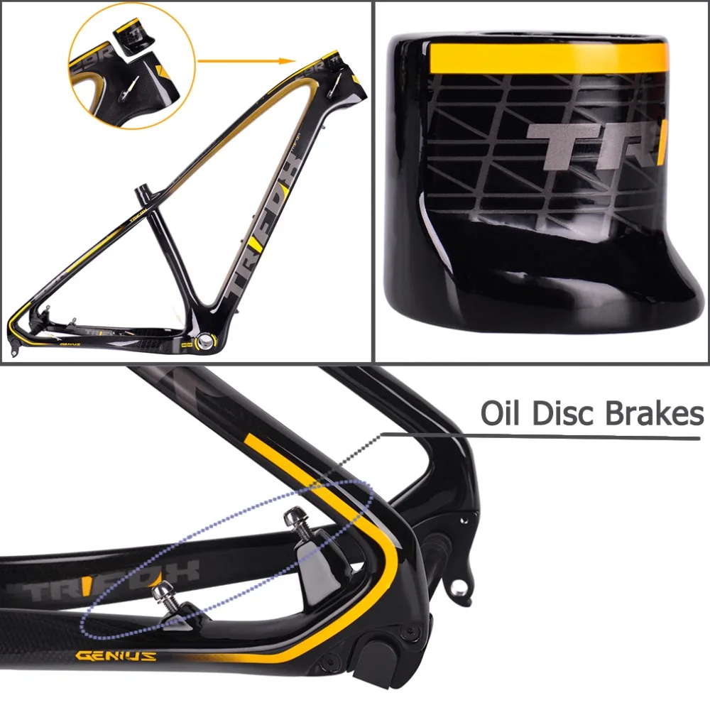 TRIFOX рама карбоновая для горного велосипеда mtb 27,5/29er 31,6 мм MTB карбоновая рама для горного велосипеда используется для гонок