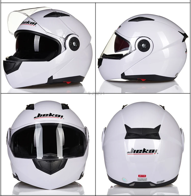 Новинка JIEKAI 115 moto rcycle шлем мужские moto Cross шлемы Capacete moto cross cascos para moto с двойными линзами