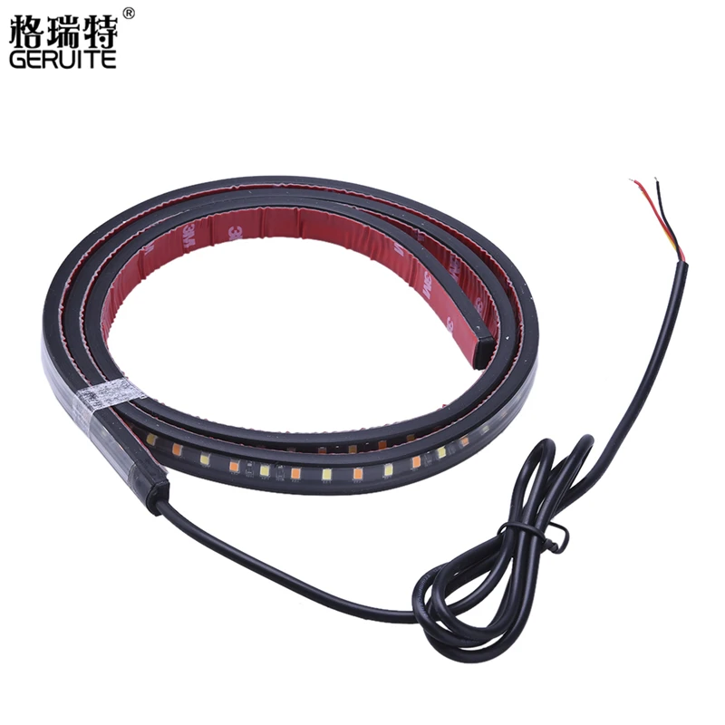 

48'' 120LEDS Yellow/white Tailgate Strip Light Bar Pickup Truck Running/Reverse/Brake/Turn Signal Tail Light for Fort SUV ATV
