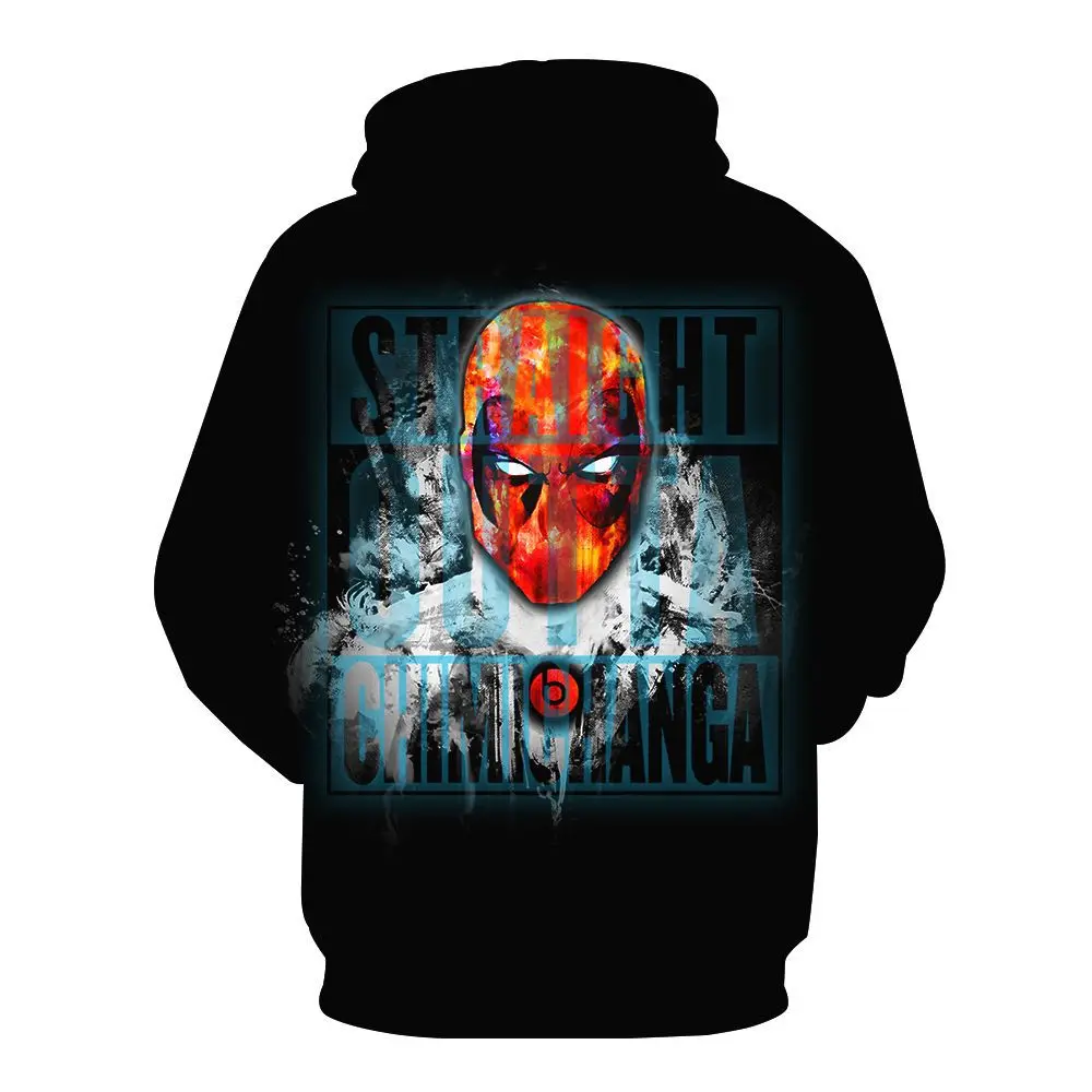 Fans Made 3D Hoodies Print Deadpool Man Women Unisex Spring Fall Casual Pullover Tops
