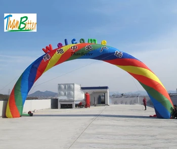 

ThanBetter inflatable rainbow archway, rainbow inflatable arch manufacturer and supplier