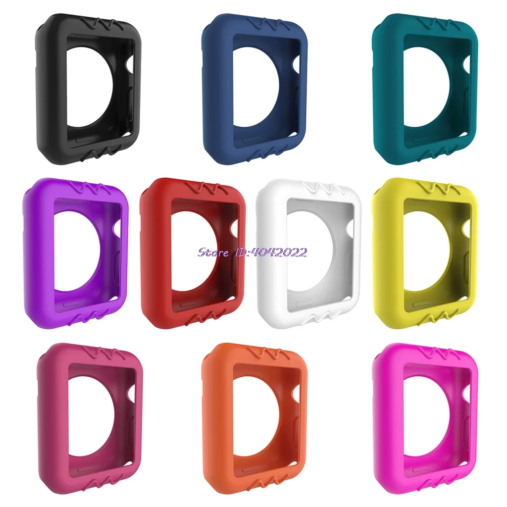 

Soft Silicone Protector Bumper Cover Case For Apple Watch Series 38mm & 42mm